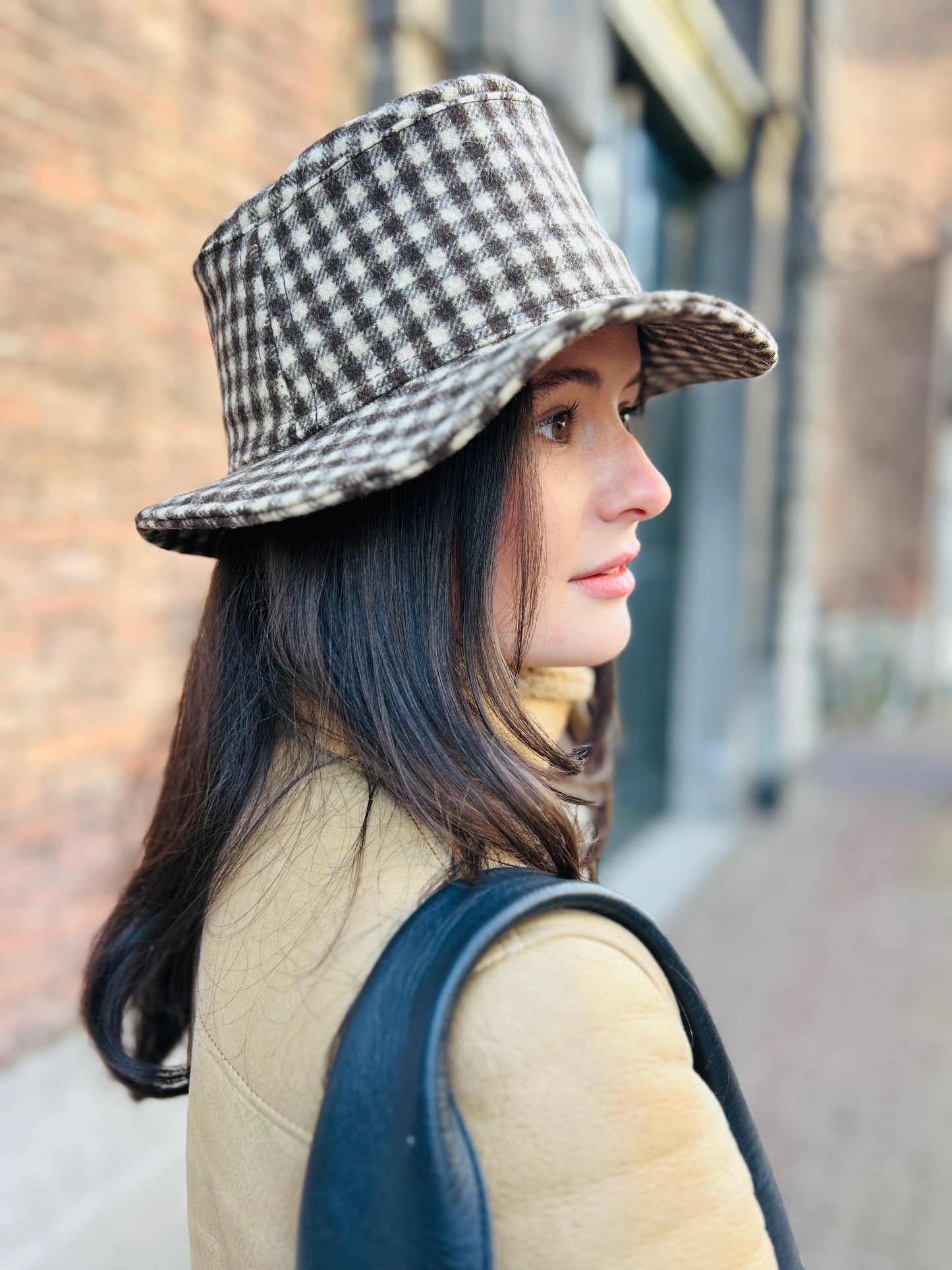 Stijlvolle wollen hoed