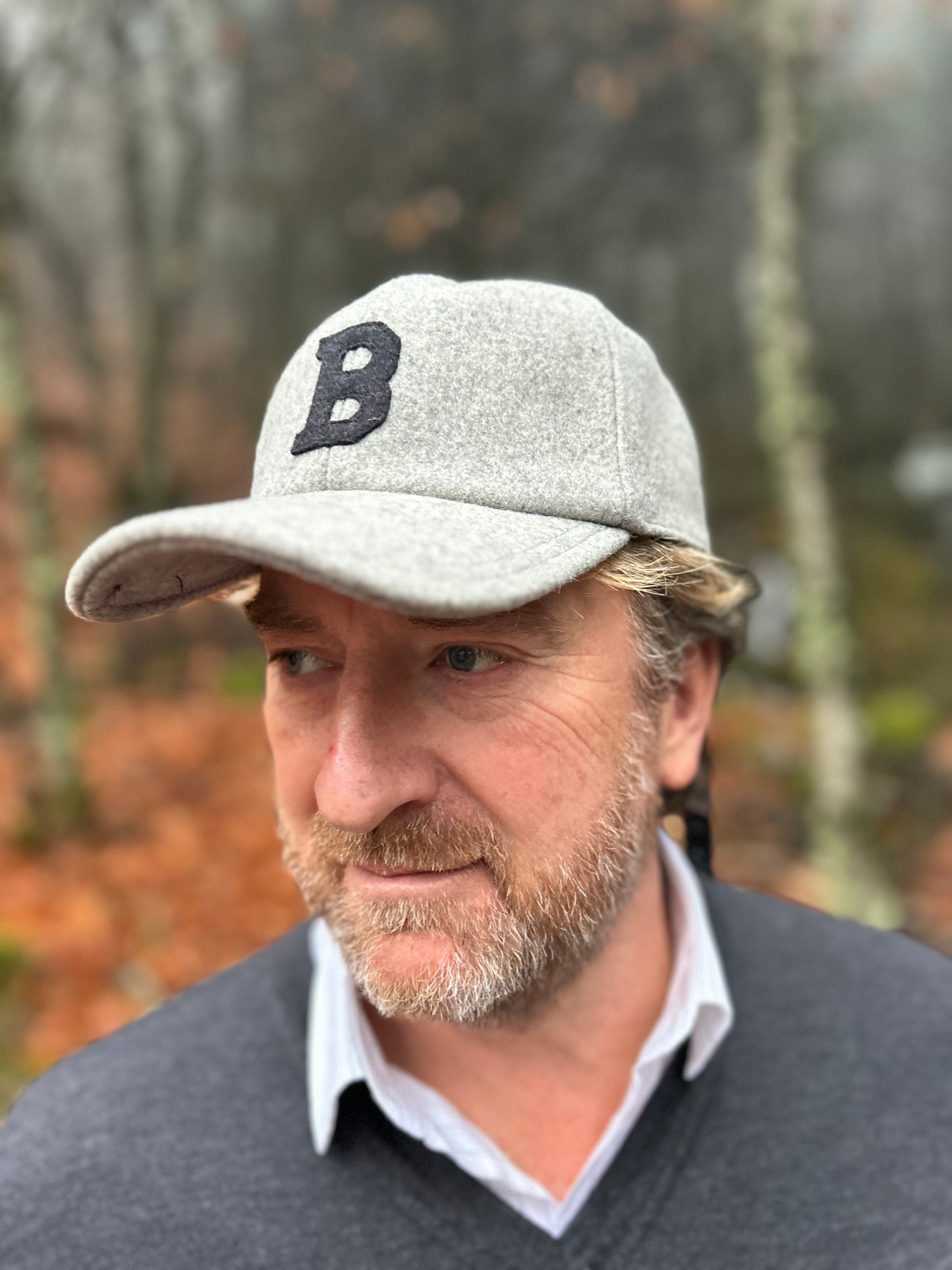 Baseball cap (B cap) grijs